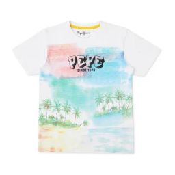 Pepe Jeans Kids Multicolor Graphic Print T-Shirt-image-44