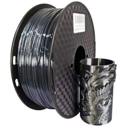 Silk PLA+ 1.75mm 1kg 3D Printer Filament Shiny Black Silk PLA+ Filament Smooth & Shiny High-Quality 3D Printer Filament Silk PLA+ Filament - Black - RS7193Silk PLA+ 1.75mm 1kg 3D Printer Filament Shiny Black Silk PLA+ Filament Smooth & Shiny High-Quality 3D Printer Filament Silk PLA+ Filament - Black - RS7193-15