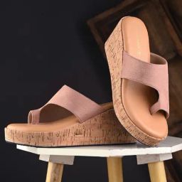 Clog London Women's Peach Toe Ring Wedges-image-15