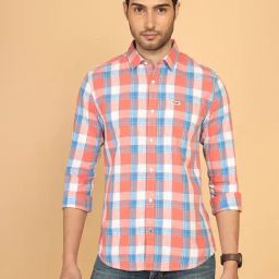 Wrangler Multicolored Regular Fit Checks Shirt-picture-46