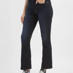 Levi's 725 Dark Navy Relaxed Fit High Rise Jeans-picture-35