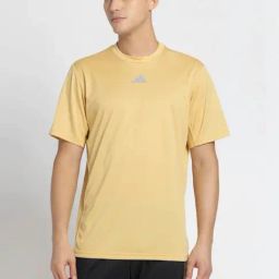 Adidas Beige HIIT 3S MES T-Shirt-image-93