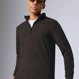XYXX Malt Brown Relaxed Fit Solid Sweatshirt-image-53