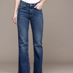 MANGO Women Elle Straight Fit Light Fade Stretchable Jeans-picture-38