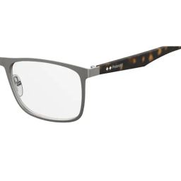 Polaroid Gunmetal Rectangular Eye Frame for Men image 3