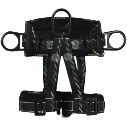 ISSAFE Hulk Series 1.53 Kg Black & Green Fall Protection Harness, ISF-102 (Pack of 5)-image-61
