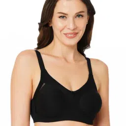 Libertina Black Cotton Everyday Bra-image-16