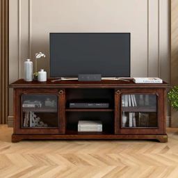Durian Lewis Brown Veneer TV Units-image-3