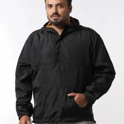 Bewakoof Men Black Polyester Regular Fit Casual Jacket-image-99