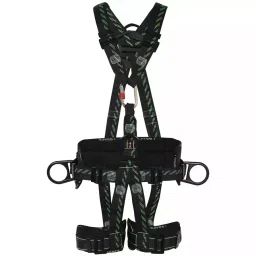 ISSAFE Hulk Series 2.29 Kg Black & Green Full Body Harness, ISF-100 (Pack of 5)-image-65