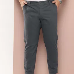 Thomas Scott Men Plus Size Smart Easy Wash Pure Cotton Chinos Trousers-image-56