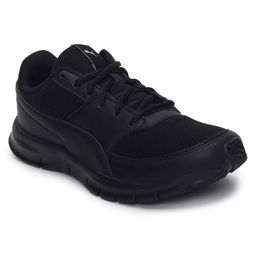 PUMA Brave Jr IDP Lace Up Casual Shoes - Black-image-3