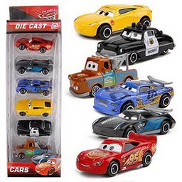 AKN Toys Free Wheel Diecast Metal Toy Car Pack Of 6 - Multicolor-18