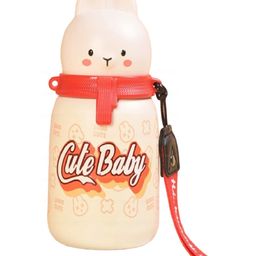 FunBlast Stainless Steel Vacuum Bottle Beige - 350 ml-image-68