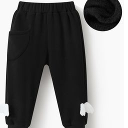 Kookie Kids Full Length Solid Lounge Pant - Black-image-66