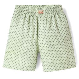 Noddy Abstract Printed Shorts - Pista Green-image-7