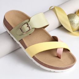 Pine Kids Slip On Casual Sandals - Yellow-image-25
