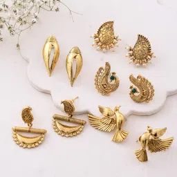 DASTOOR Contemporary Studs Earrings-55