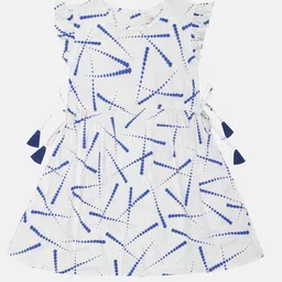 YOUNG BIRDS Print A-Line Dress-21