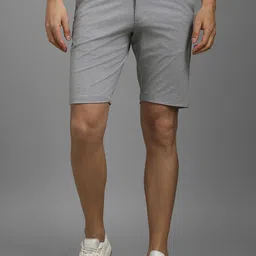 Louis Philippe Sport Men Self Design Slim Fit Shorts-image-59