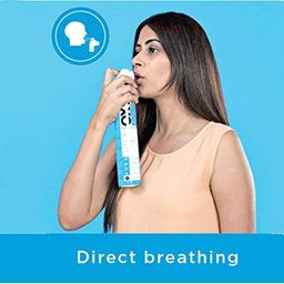 OXY99 Fresh Oxygen Aluminium Can 3 Pack 18 Ltr with Mask, Tube & Elastic Strap - Oxygen Cylinder For Home, Oxygen kit For Emergency, Oxygen Can For Chardham Yatra & Hiking Adventure ING. BOSCHI ITALY image 5