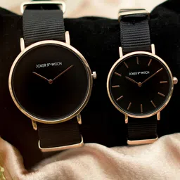JOKER & WITCH Unisex Set Of 2 Mike & Phoebe Couple Watches Gift Set JWCW97-24