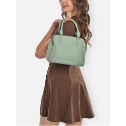 Lavie Women Green Solid Satchel Bag (S)-picture-32