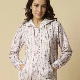 Allen Solly Woman Women Printed Hooded Sweatshirt-image-67