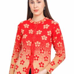 Chatanya Women Round Neck Long Sleeves Cardigan-image-85