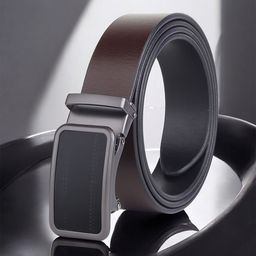 Metronaut Men Textured Leather Reversible Formal Belt-picture-33