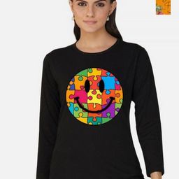 Metronaut Women 2 Printed Bio Finish Applique T-shirt-picture-48