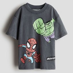 H&M Oversized Print-Motif T-shirt-image-83