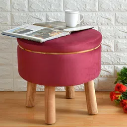 Shadowkart Pink Pouffe Round Ottomans-52