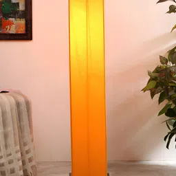 Devansh Yellow & Brown Rectangle FloorLamps-17