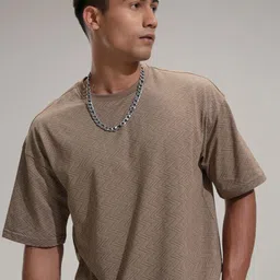 LOCOMOTIVE Men Drop-Shoulder Sleeves T-shirt-13