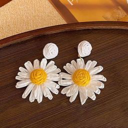 StyleCast x Revolte Floral Shaped Drop Earrings-image-92