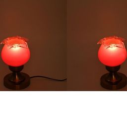 SOMIL Pink Glass Table Lamp-picture-23