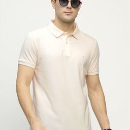 Hancock Men Solid Polo Collar Pure Cotton Slim Fit T-shirt-picture-15