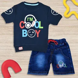 BAESD Boys Printed T-shirt with Shorts-picture-33