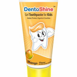 DentoShine Mango Flavoured Gel Toothpaste - 80 gm-image-5