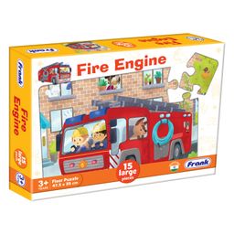 Frank Fire Engine Themed Floor Jigsaw Puzzle Multicolour - 15 Pieces-25