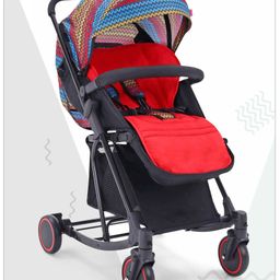 Babyhug Rock Star Stroller Cum Rocker With 5 Point Safety Harness - Red-18