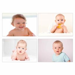 WENS HD Digital Baby Posters Pack of 4 - Multicolour-23