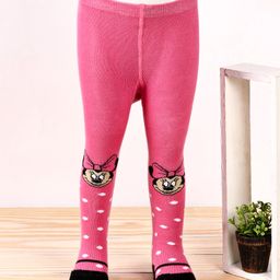 cute walk by babyhug Cutewalk by Babyhug Antibacterial Tights Minnie Mouse Design - Pink-picture-6