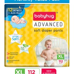 Babyhug Advanced Pant Style Diapers Extra Large (XL) Size   Monthly Box Pack - 112 Pieces-19