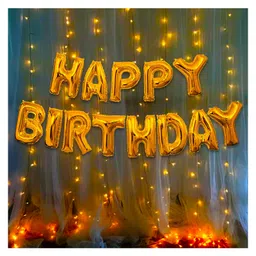 Party Propz Birthday Decoration Kit Gold - Pack Of 2-picture-8
