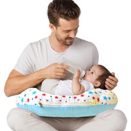VParents Feeding Pillow Stars Print - Blue-image-31