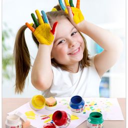 Babyhug Color O Splash Washable Finger Paints -  7 Pieces-22