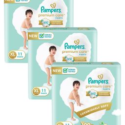 Pampers Premium Care Diaper Pants Extra Large - 11 Pieces - (Pack of 3)-picture-17