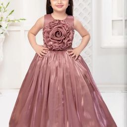 A S POPULAR DRESS Girls Silk Dresses-image-100